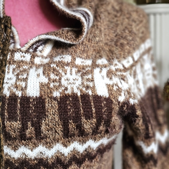 Gorgeous handmade mohair knit hoodie, size Extra Small - Small. - Picture 3 of 5